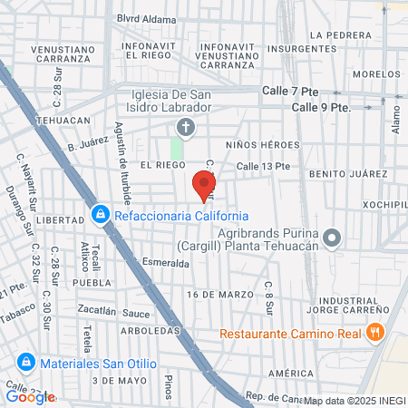 Barber Mala Sangre map