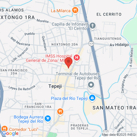 Dr. Erasmo Betancourt Huesca map