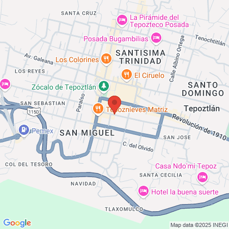 Casa de Sanación map