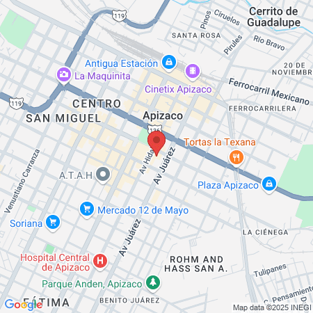 Barber shop El Catrin map