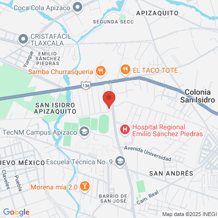 Dr. Israel Cervantes Sánchez, Hematólogo map