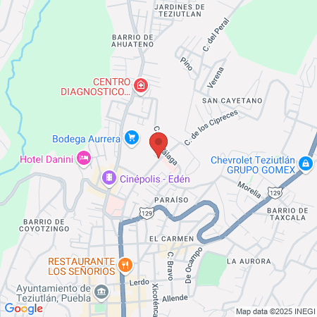 Hospital Guadalupano map