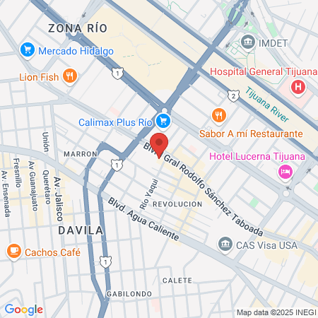 Wood Mustache Barbería map