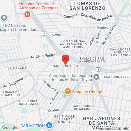 TlalocBarbería map