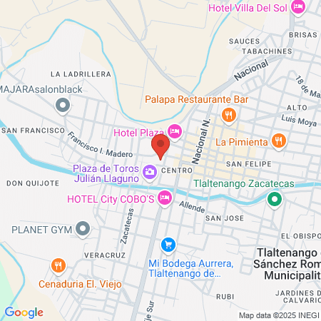 Salon de belleza "yesi Acuña" map