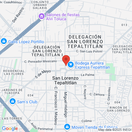 Estética Contempo map