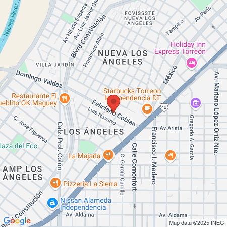 Facetas Stylists map