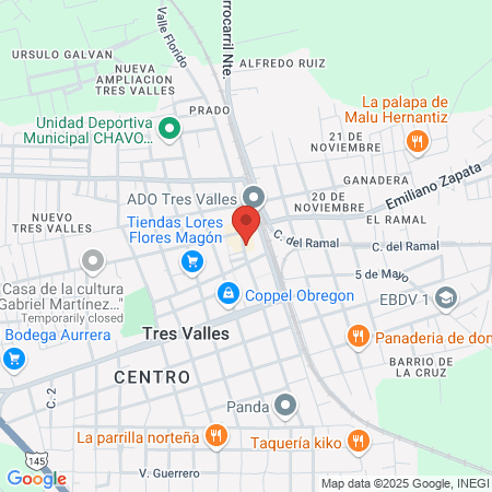 FarmaNava Tres Valles map