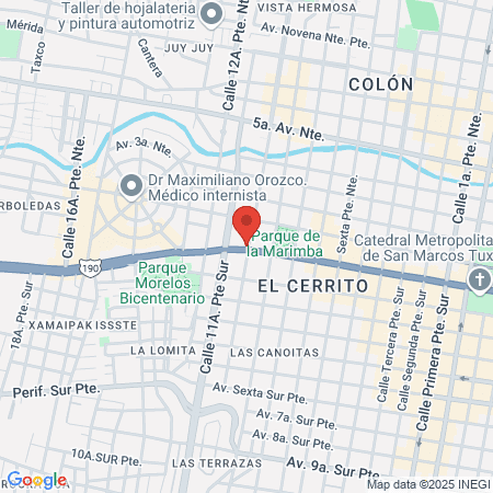 Dental J.Warner (Suc. 10a Poniente) map