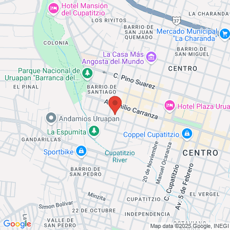 Dra. Virginia Prado Gómez map