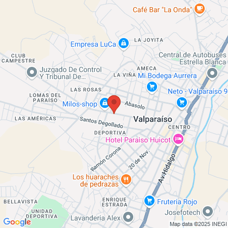 Barbería Salón México map