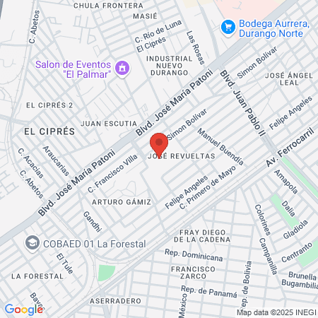 City Fit Durango map