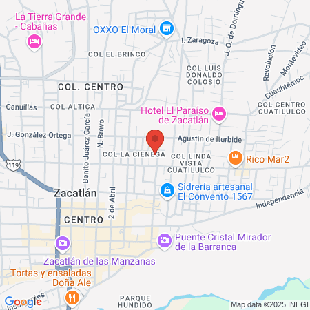 Consultorio de Atencion y Diagnostico Visual map