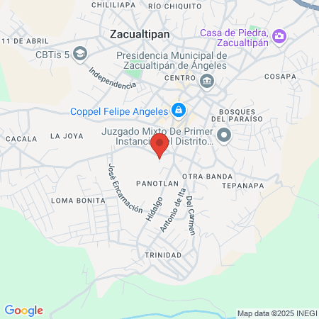 Dra. Nuvia Pedraza Hidalgo map