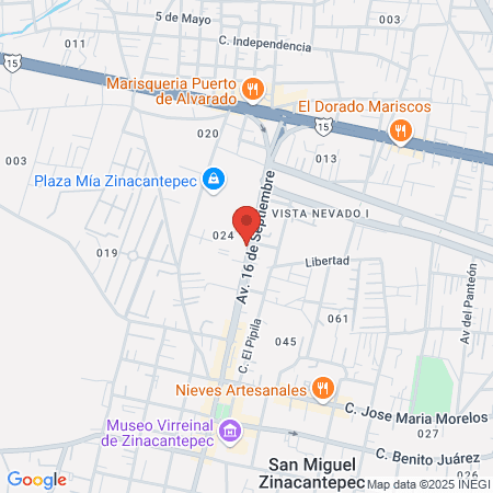 Adara Zinacantepec map