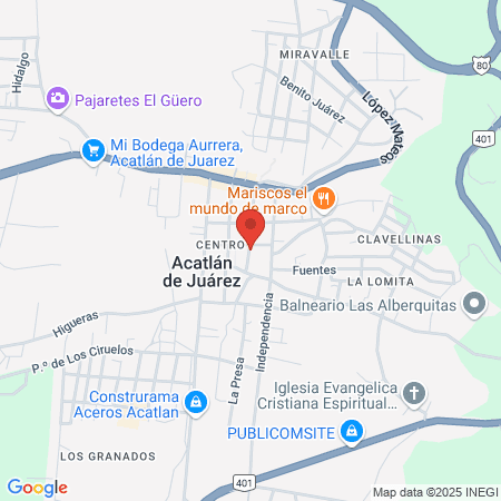 ÓPTICA ACATLÁN map