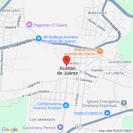 Dr Omar Diaz Neurocirujano map