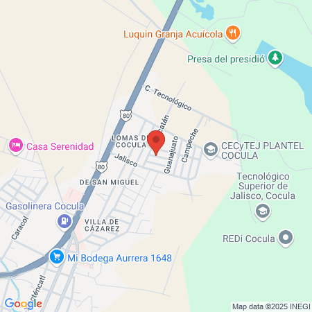 Estética Marialena map