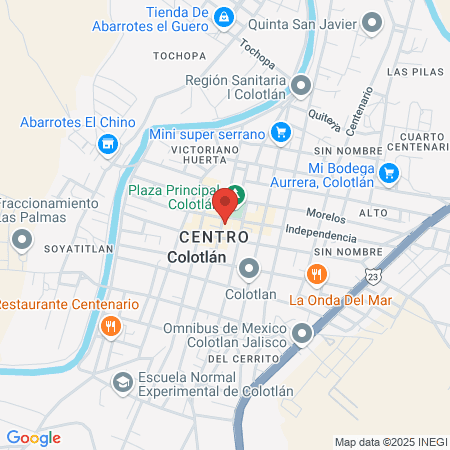 Barber studio Paloma map