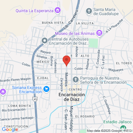 consultorio dental "EDITH" map