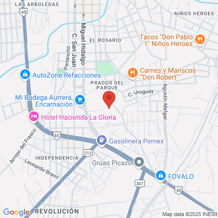 Dra. Mónica Muñoz map