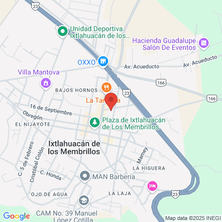 Secretaría de Salud SS map