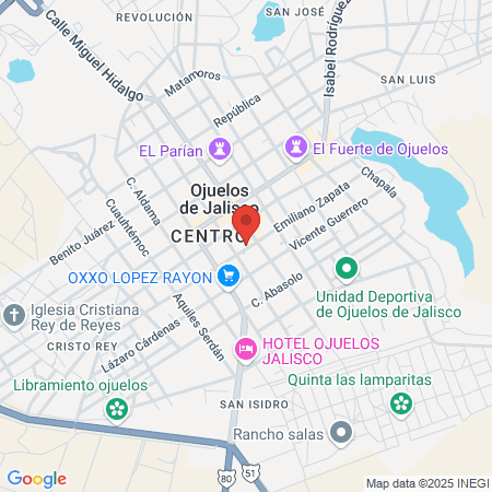 Arte Dental Ojuelos map