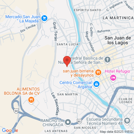 Doctora Sandra Palos map