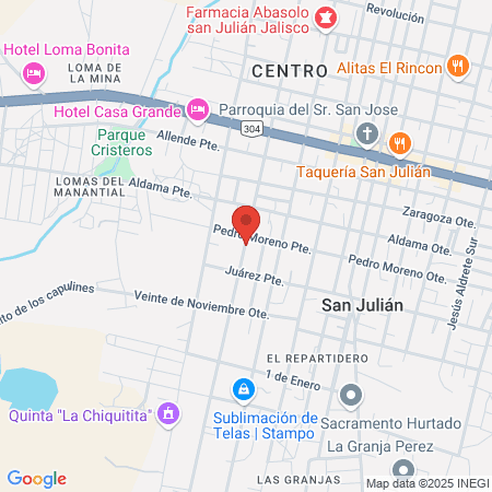 LA BAQUITA DEL BARRIO map