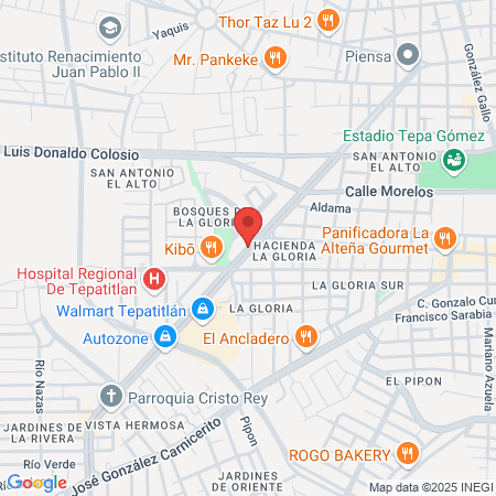 Dr. Gustavo Gonzalez Cabrera map