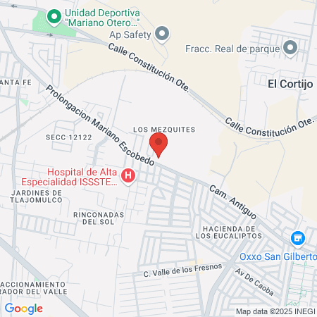 Mexfitness Tlajomulco map