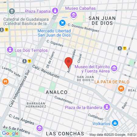 Hospital del Sagrado Corazón map