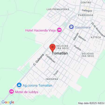 Umf Issste Tomatlán. map