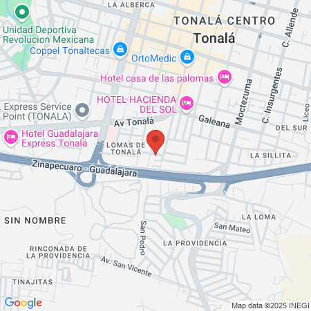 Atención Podologica Sandoval map