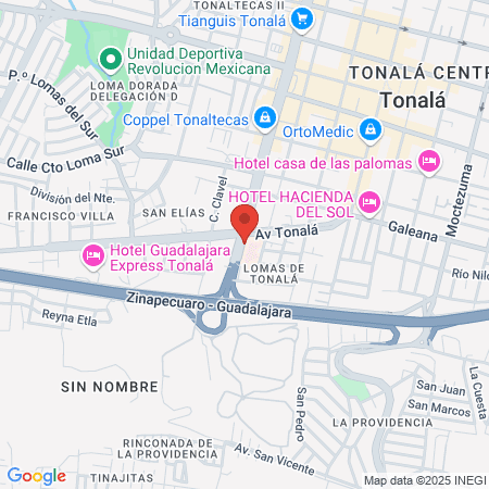 IMSS Clínica No. 93 map