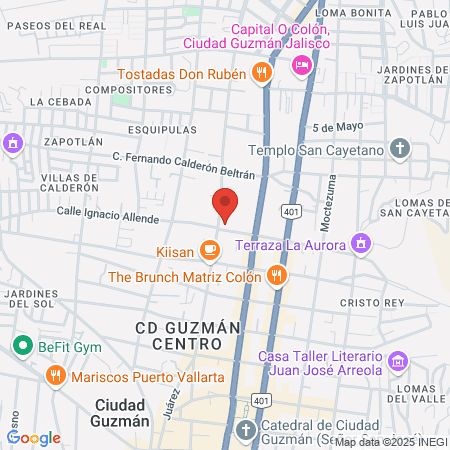 Corpobello clínica spa map