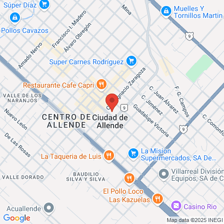 Barbería los Jefes map