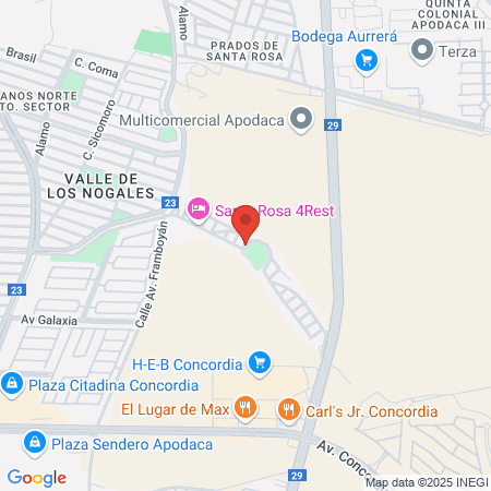 Doña Carmelita Sobandera map