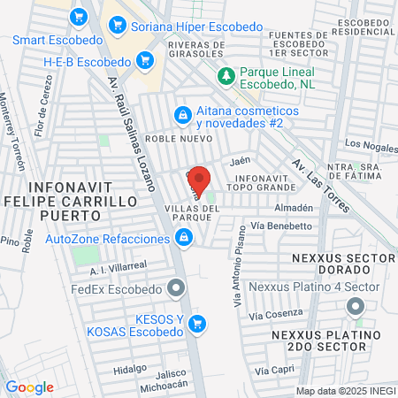 Consultorio dental Acevedo map