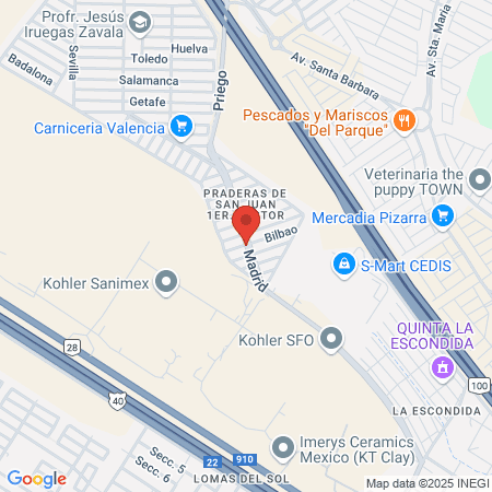 Barbería Norteños map