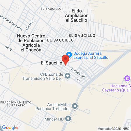 Centro Médico El Saucillo map