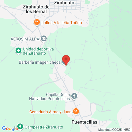 Barbería imagen checa map