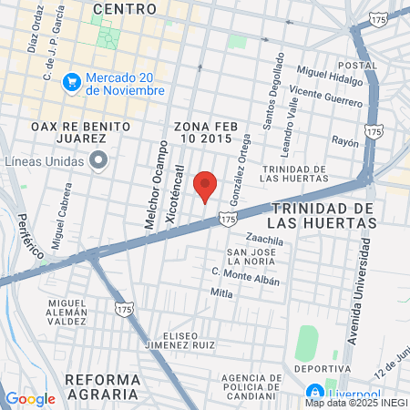 Oftalmólogos en Oaxaca - Dr. Javier Abacuc Heras map