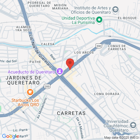 Búfalo Barbería Querétaro map