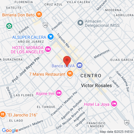 Servicios veterinarios R-G map