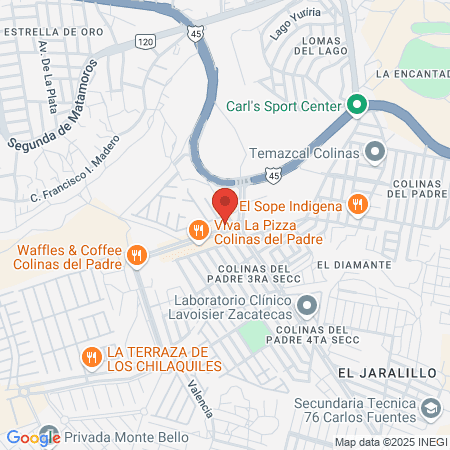 Centro De Salud Col Estrella De Oro map