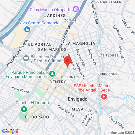 Solo Cejas Envigado Parque map