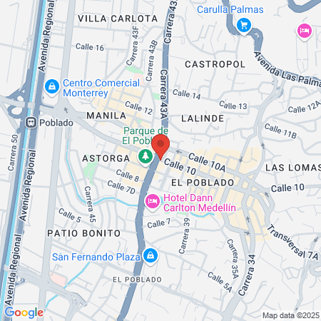 The Barber House map