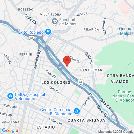 Estudio Capilar Medellín Juan Vargas By SALEH SIMON map