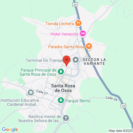 El Barbero Medellín map